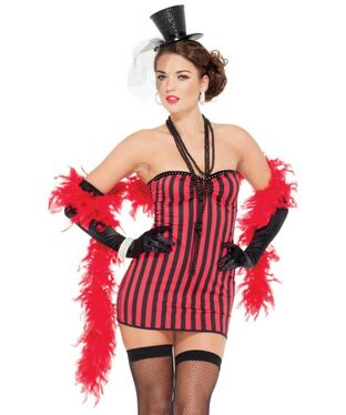 Plus size saloon damsel costume - Honies
